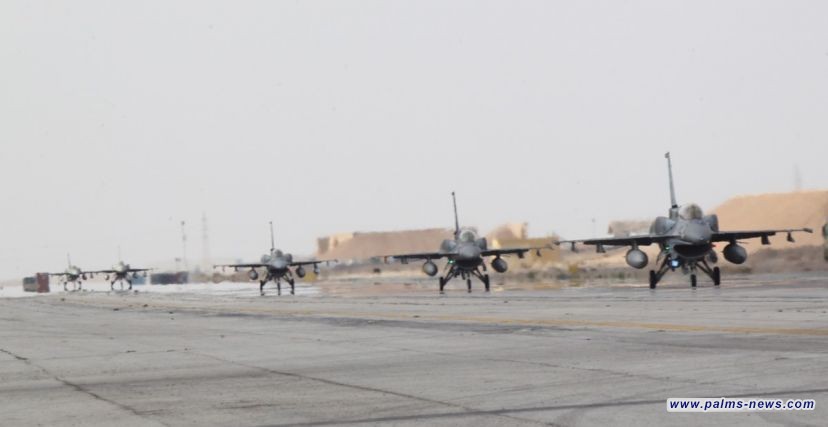 مقاتلات ومروحيات تجوب سماء بغداد استعدادًا لاستعراض 6 كانون